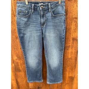 Lee Womens Regular Fit Mid Rise Capri Jeans - Size 6
